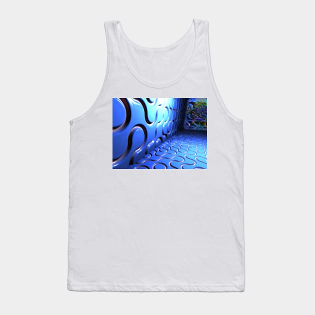 Cornering the Blues Tank Top by barrowda